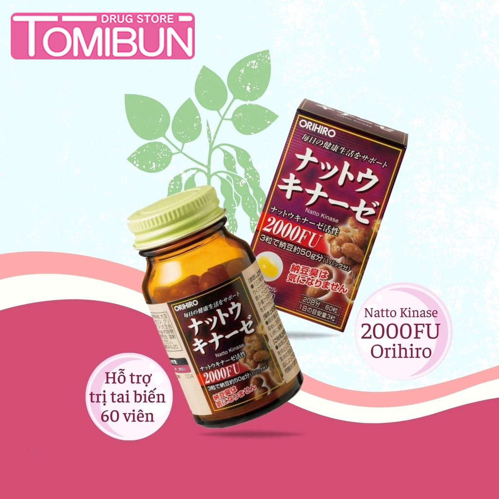 Viên Uống Hỗ Trợ Điều Trị Tai Biến NattoKinase Orihiro
