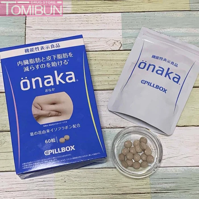 VIÊN GIẢM MỠ BỤNG ONAKA PILLBOX NHẬT BẢN 60 VIÊN